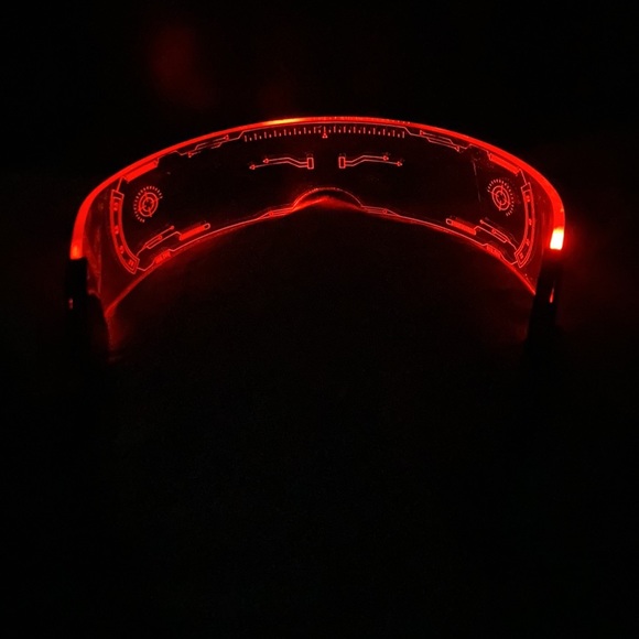LED color changing translucent glasses with sturdy plastic material. One size. - Picture 8 of 16